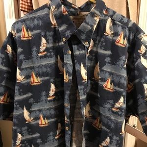 Munsingwear Hawaiian Sailboat XXL Shirt